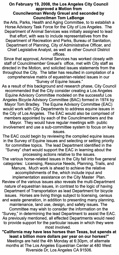 On February 19, 2008, the Los Angeles City Council